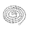 Colar Chain por atacado da prata esterlina das mulheres, colar Chain da prata esterlina da jóia 925 dos homens